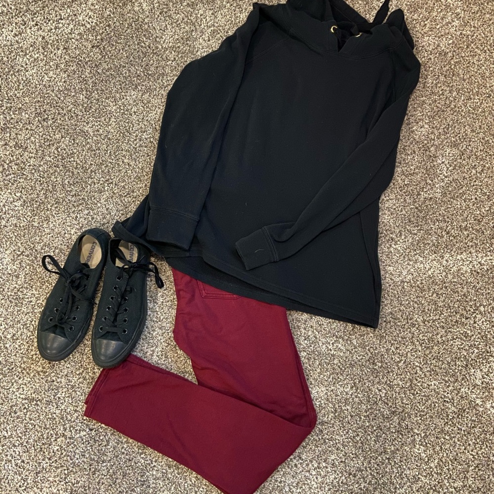 American Eagle Cranberry colored Jeans